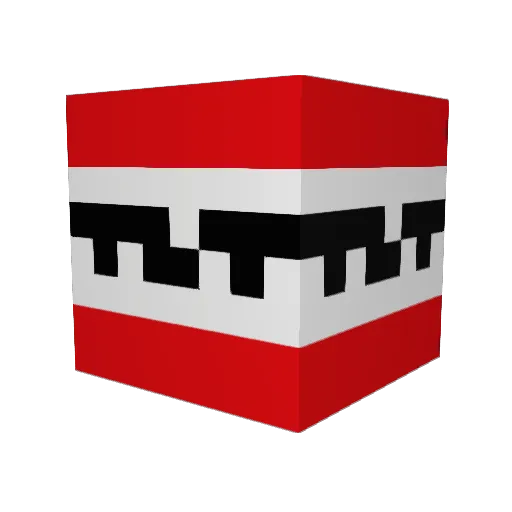 MaNuH24 Minecraft avatar head, 3D render