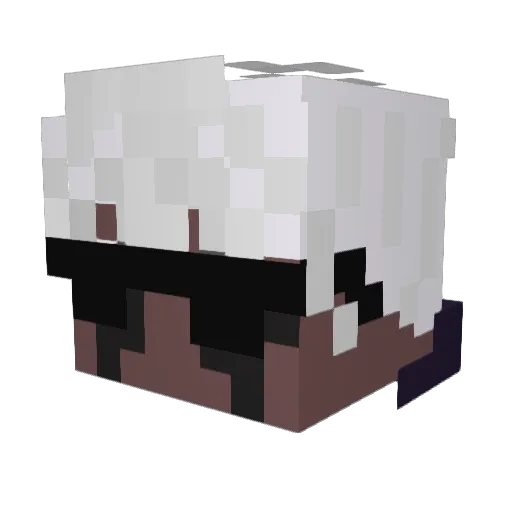 MaRenolxl Minecraft avatar head, 3D render