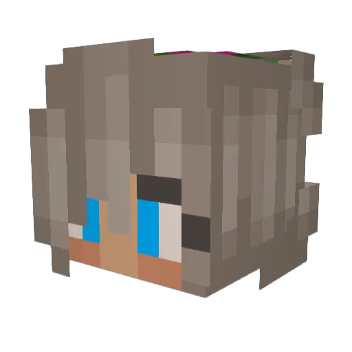 MaRingArA Minecraft avatar head, 3D render
