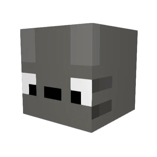 MaRoxy Minecraft avatar head, 3D render