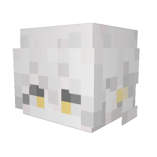 MaRrruuu Minecraft avatar head, 3D render