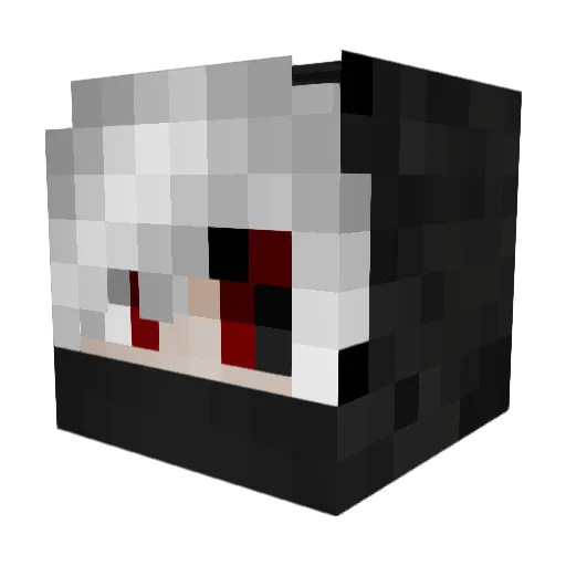 MaRvinPower_YT Minecraft avatar head, 3D render