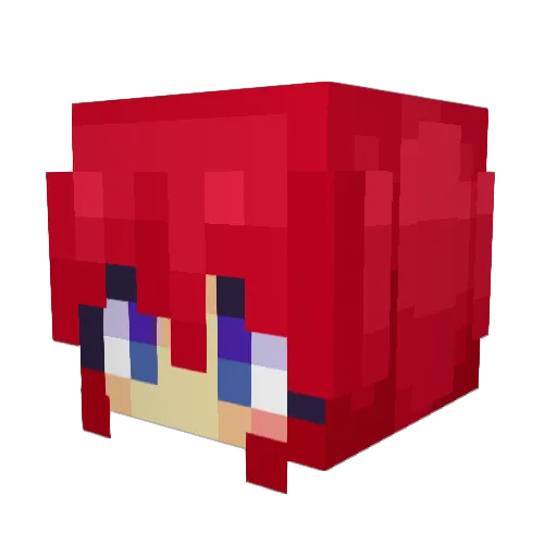 MaSaNdUkU Minecraft avatar head, 3D render