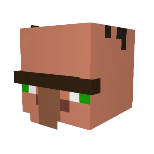 MaSter_Ax Minecraft avatar head, 3D render