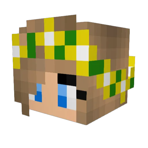 MaTTriS Minecraft avatar head, 3D render