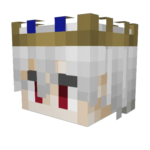 MaXon6969hz Minecraft avatar head, 3D render
