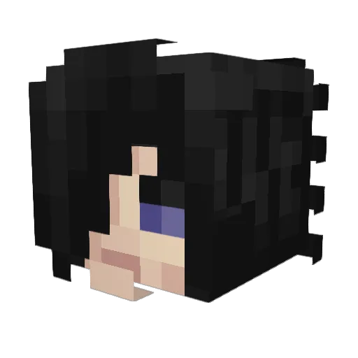 MaXs3r_ Minecraft avatar head, 3D render