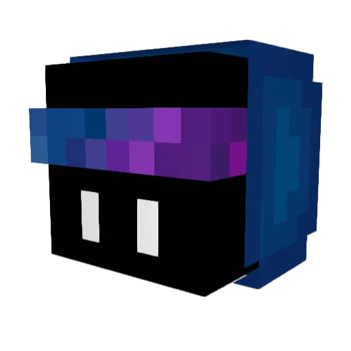 MaZZg Minecraft avatar head, 3D render