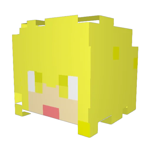 Ma_mong Minecraft avatar head, 3D render