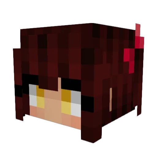 Maa0235 Minecraft avatar head, 3D render