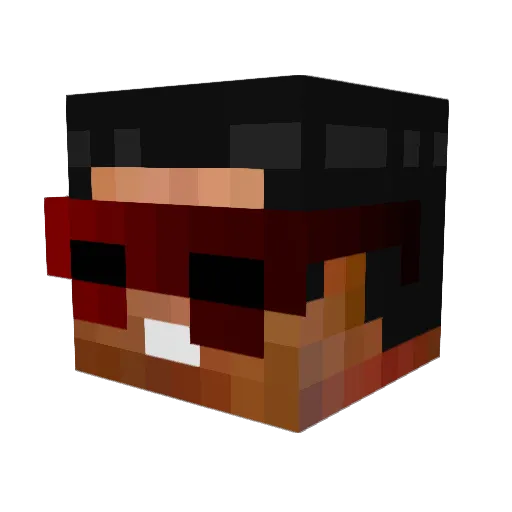 MaaaX2111 Minecraft avatar head, 3D render