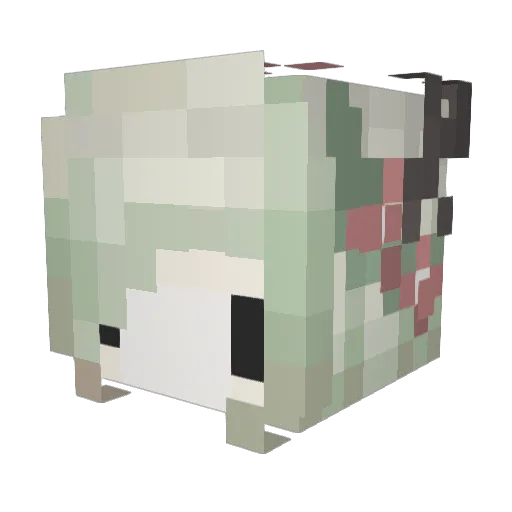 Maaaayy Minecraft avatar head, 3D render