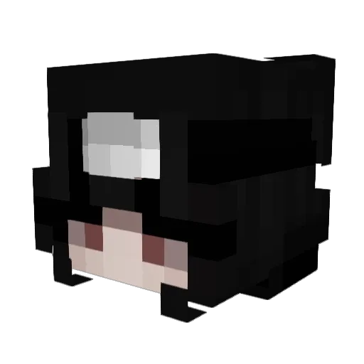 Maaainf Minecraft avatar head, 3D render