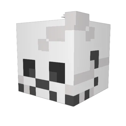 Maaarbin_Yue Minecraft avatar head, 3D render