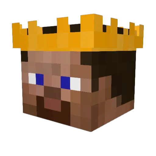 Maach2 Minecraft avatar head, 3D render