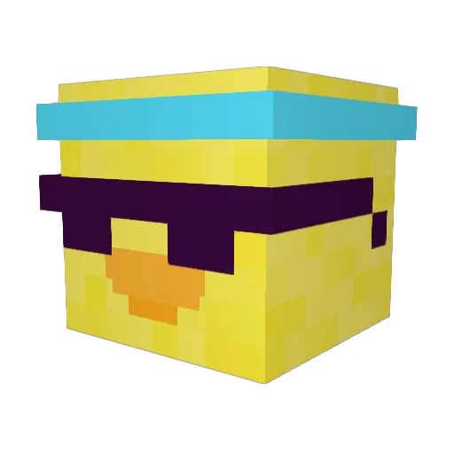 Minecraft-Avatar von Maagicduck: Kopf als 3D-Render