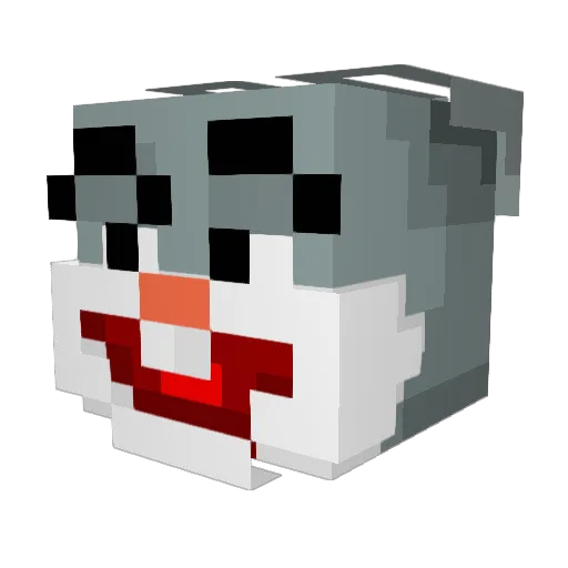 Maakutz Minecraft avatar head, 3D render