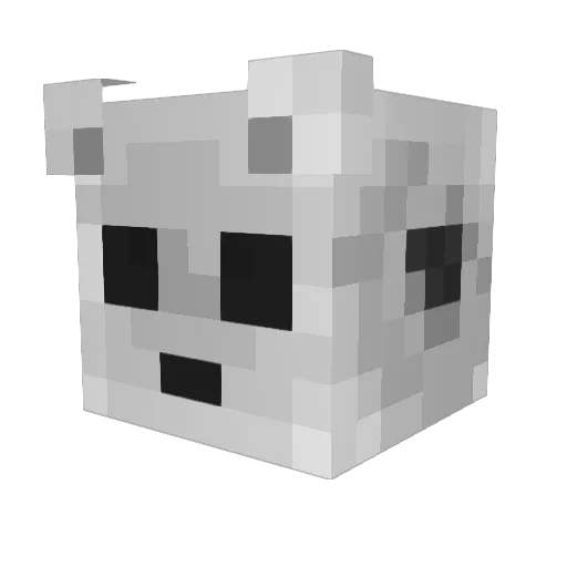 Maalgrave Minecraft avatar head, 3D render