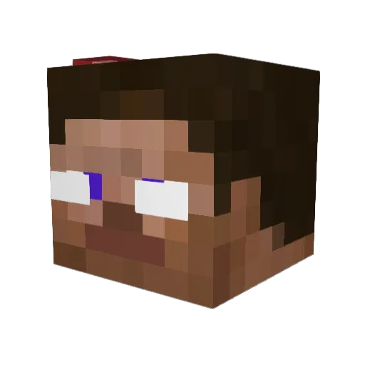 Maan270 Minecraft avatar head, 3D render
