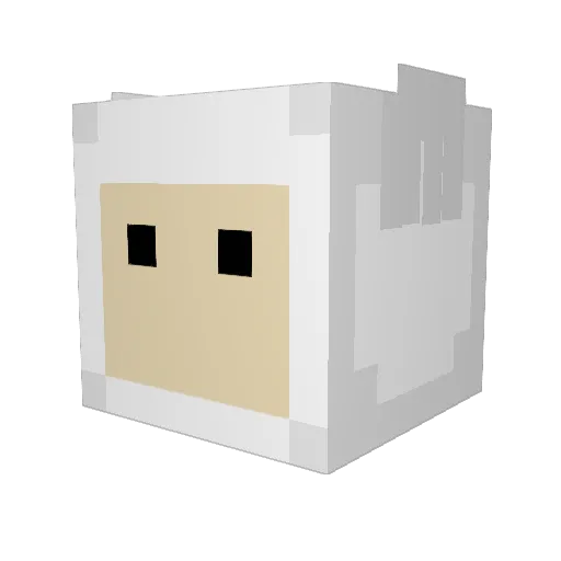 Maarch_ Minecraft avatar head, 3D render