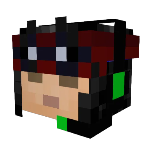 Maarten0101 Minecraft avatar head, 3D render