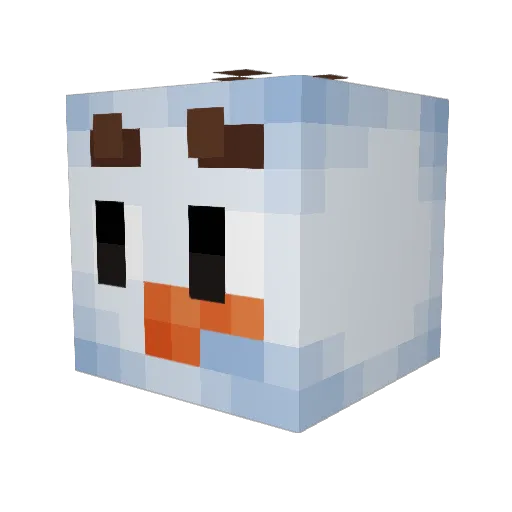 Maartjevn05 Minecraft avatar head, 3D render