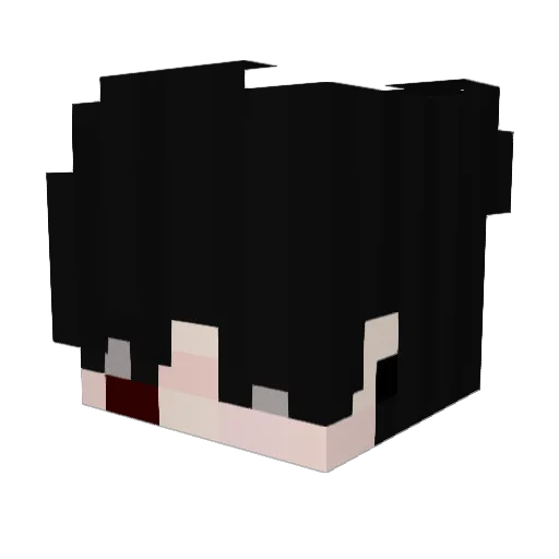 Maatheeus Minecraft avatar head, 3D render