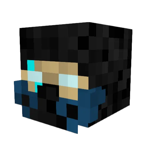 Maatheuus6 Minecraft avatar head, 3D render
