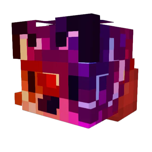 Maaxaa_ Minecraft avatar head, 3D render