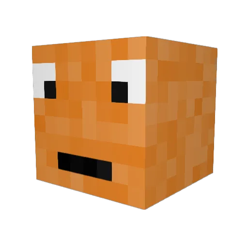 Mabby0809 Minecraft avatar head, 3D render