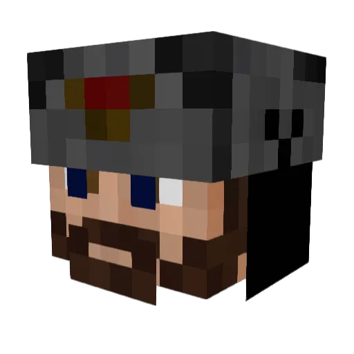 Mabel6300 Minecraft avatar head, 3D render