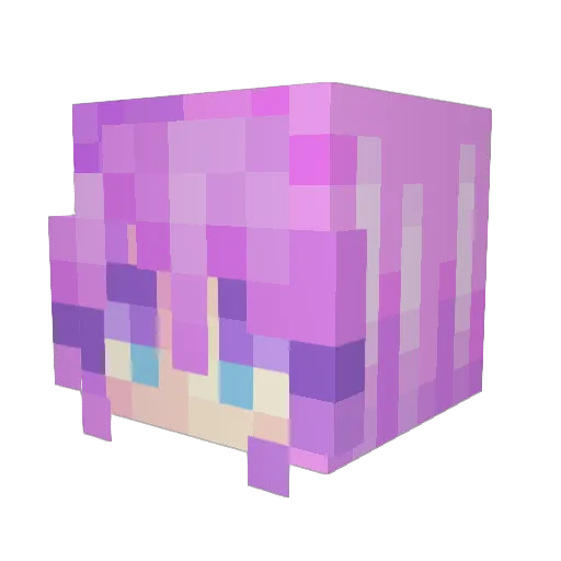 Mablung78 Minecraft avatar head, 3D render