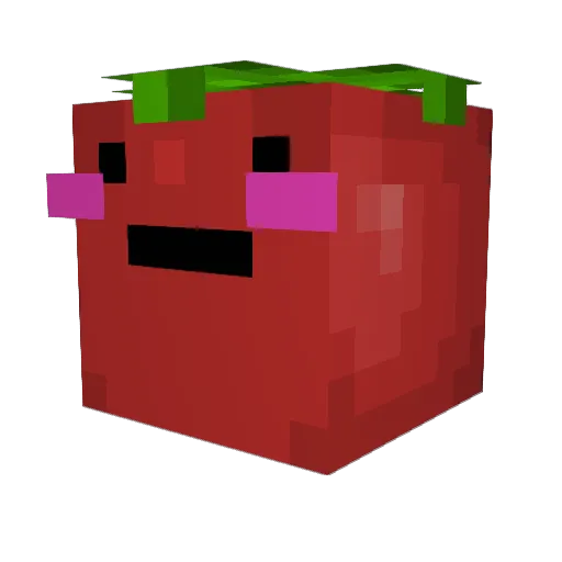 Mabongo Minecraft avatar head, 3D render