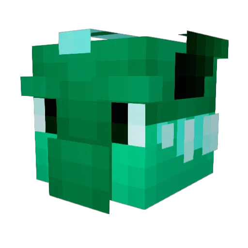 Mabsootz Minecraft avatar head, 3D render