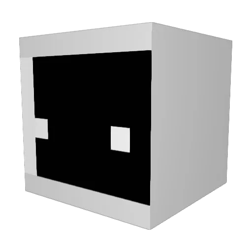 Mabu777 Minecraft avatar head, 3D render