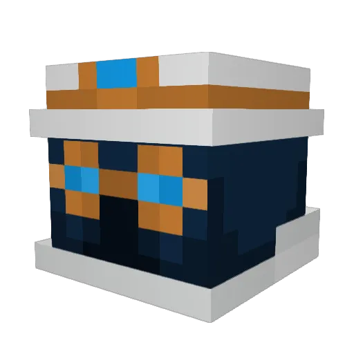 Mabzarooni Minecraft avatar head, 3D render