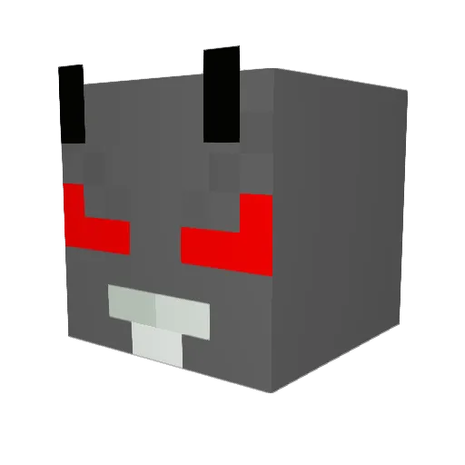 Mac152 Minecraft avatar head, 3D render