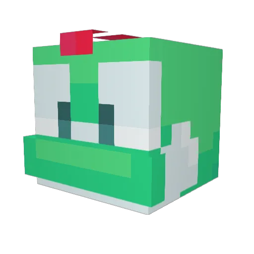 Mac1ek_1338 Minecraft avatar head, 3D render
