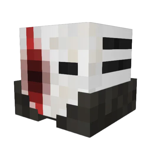 Mac7090 Minecraft avatar head, 3D render
