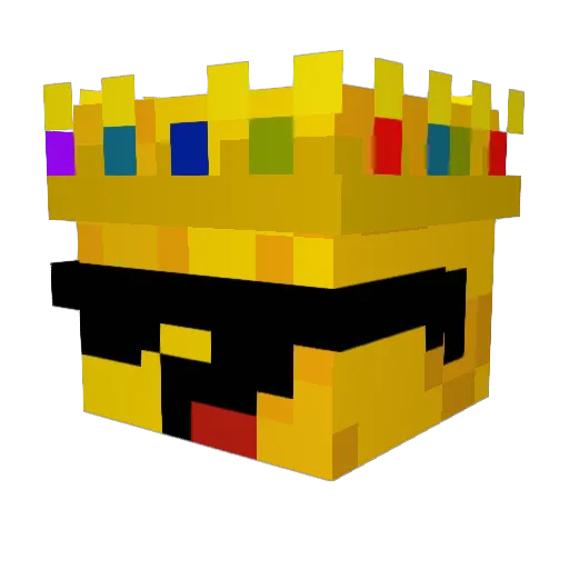 MacCheezy Minecraft avatar head, 3D render