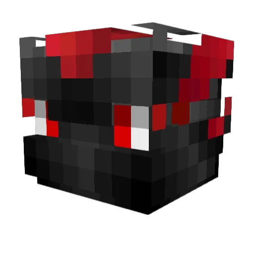 MacDragon_ Minecraft avatar head, 3D render