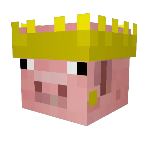 MacGilfoyle Minecraft avatar head, 3D render