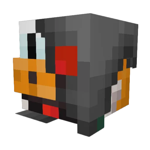 MacJack512 Minecraft avatar head, 3D render