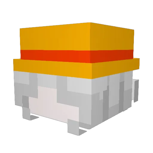MacJrForever Minecraft avatar head, 3D render