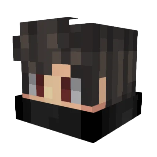 MacKayPvP Minecraft avatar head, 3D render