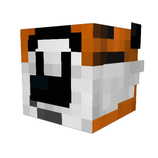MacMac182 Minecraft avatar head, 3D render