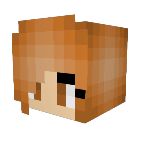 MacPrince93 Minecraft avatar head, 3D render