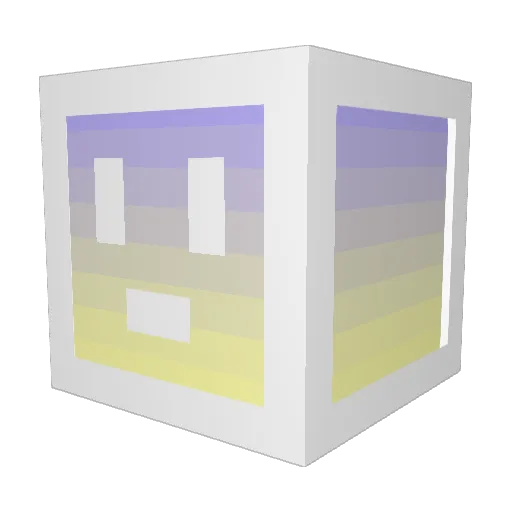 Mac_Hashbrown Minecraft avatar head, 3D render