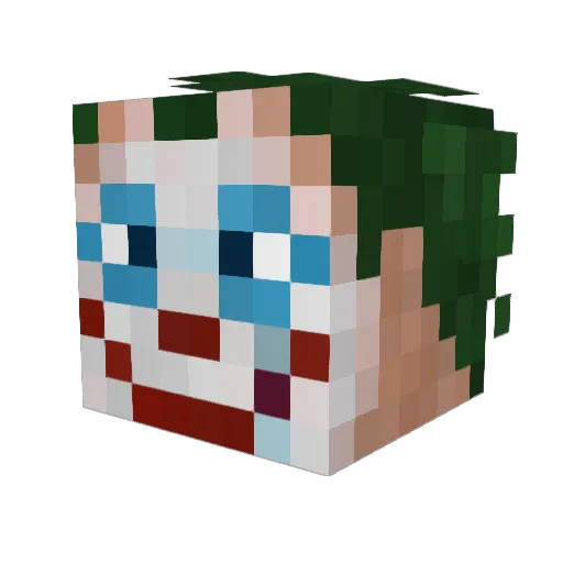 MacalacaChimba Minecraft avatar head, 3D render