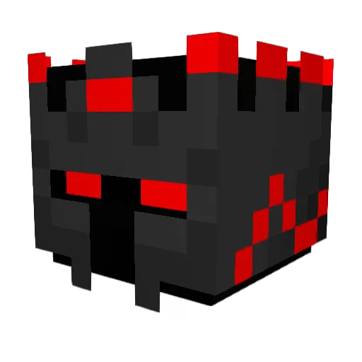 Macalis Minecraft avatar head, 3D render